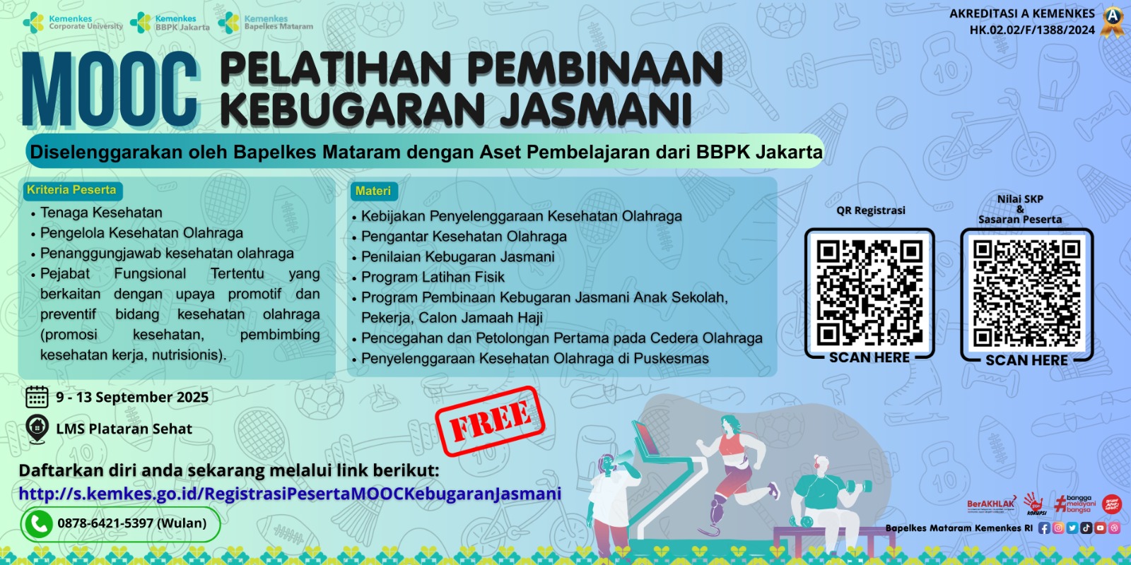 MOOC Pelatihan Pembinaan Kebugaran Jasmani Angkatan 1