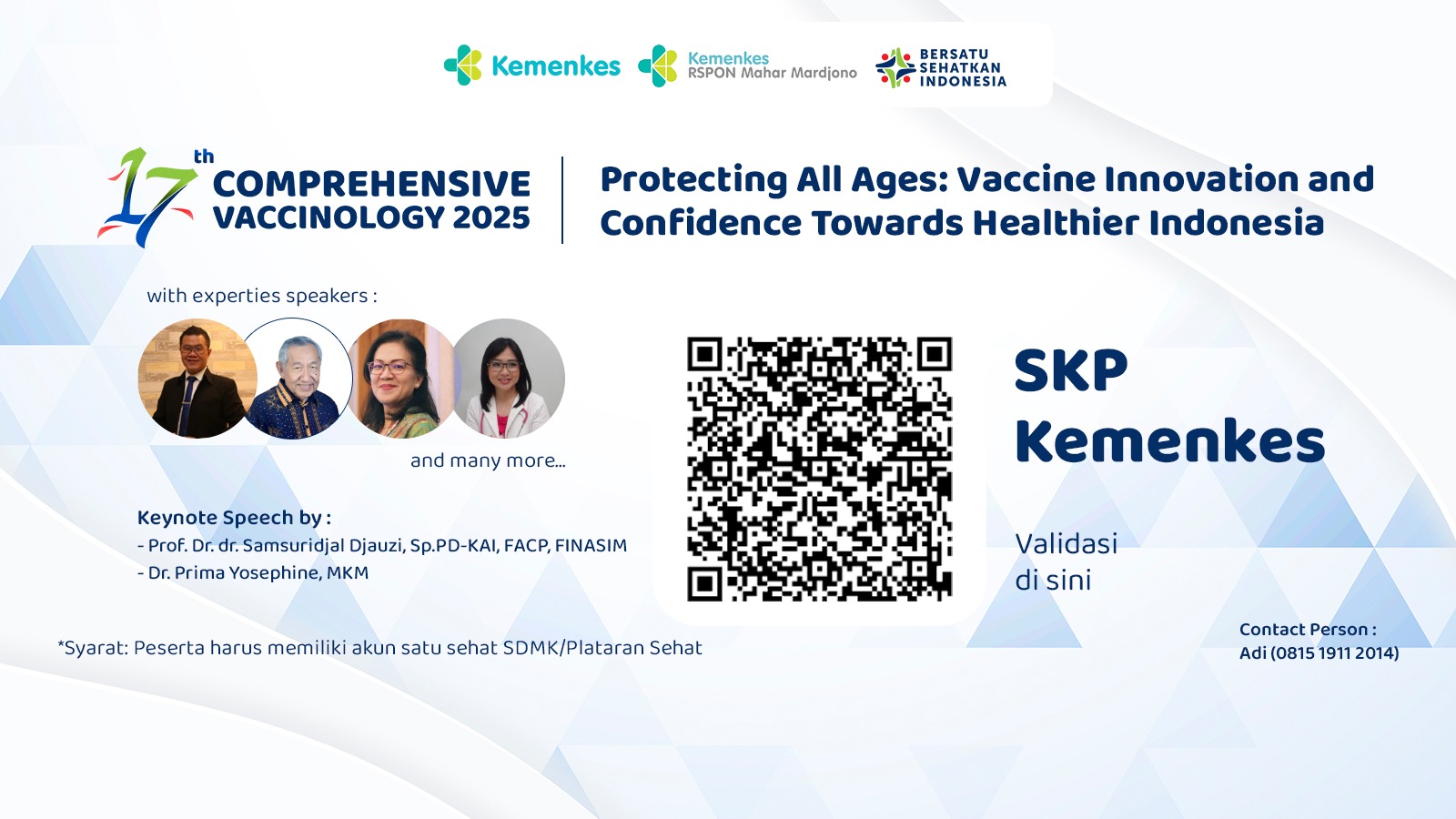 Seminar Nasional The 17th OMNI Comprehensive Vaccinology 2025 Angkatan 1