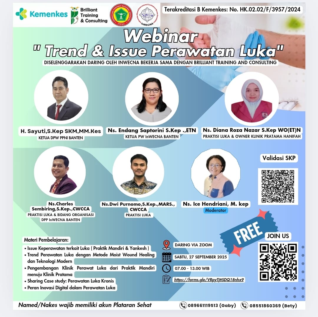 Trend dan Issue Perawatan Luka Angkatan 1
