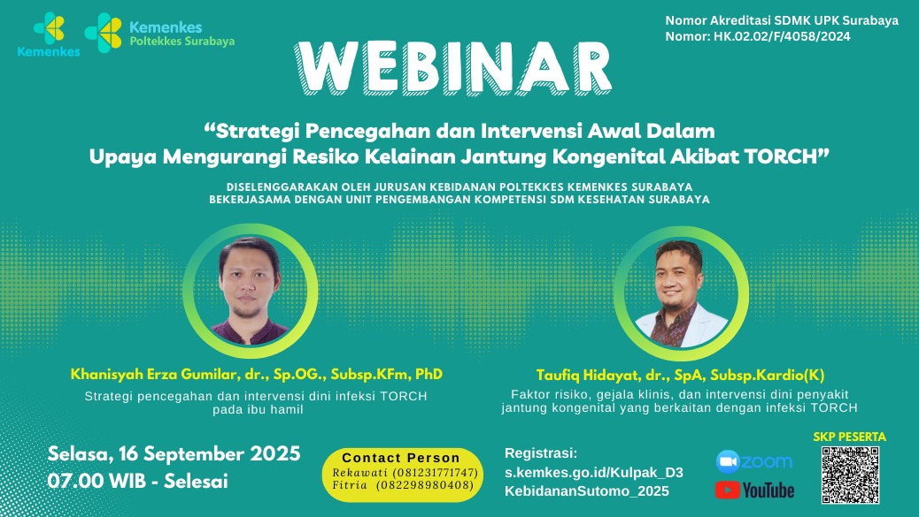 STRATEGI PENCEGAHAN DAN INTERVENSI AWAL DALAM UPAYA MENGURANGI RISIKO KELAINAN JANTUNG KONGENITAL AKIBAT TORCH Angkatan 1