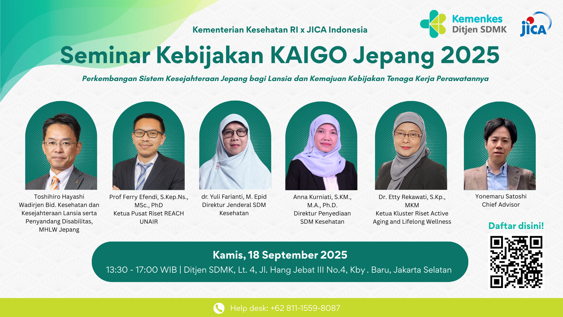 SEMINAR KEBIJAKAN KAIGO JEPANG 2025 Angkatan 1