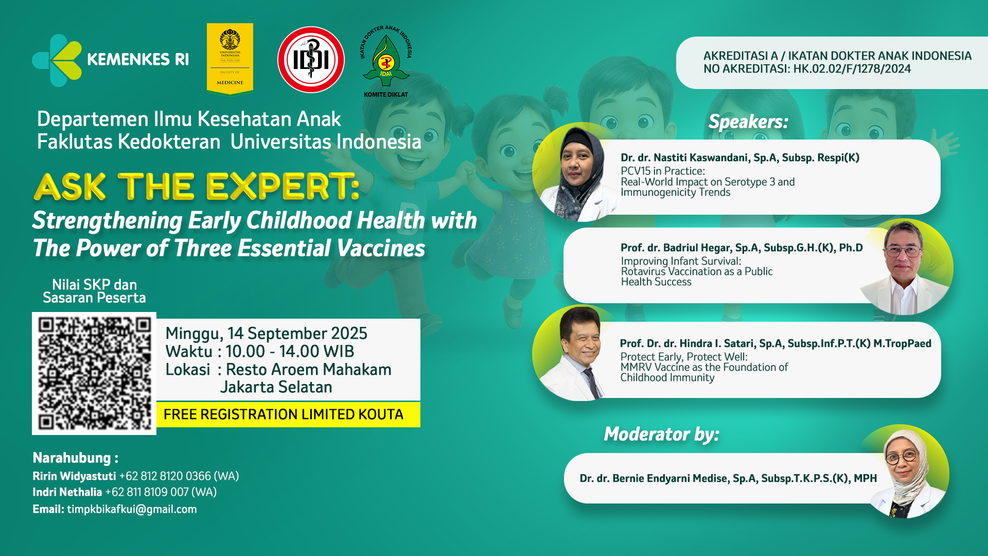 Seminar Strengthening Early Childhood Health with the Power of Three Essential Vaccines Angkatan 1