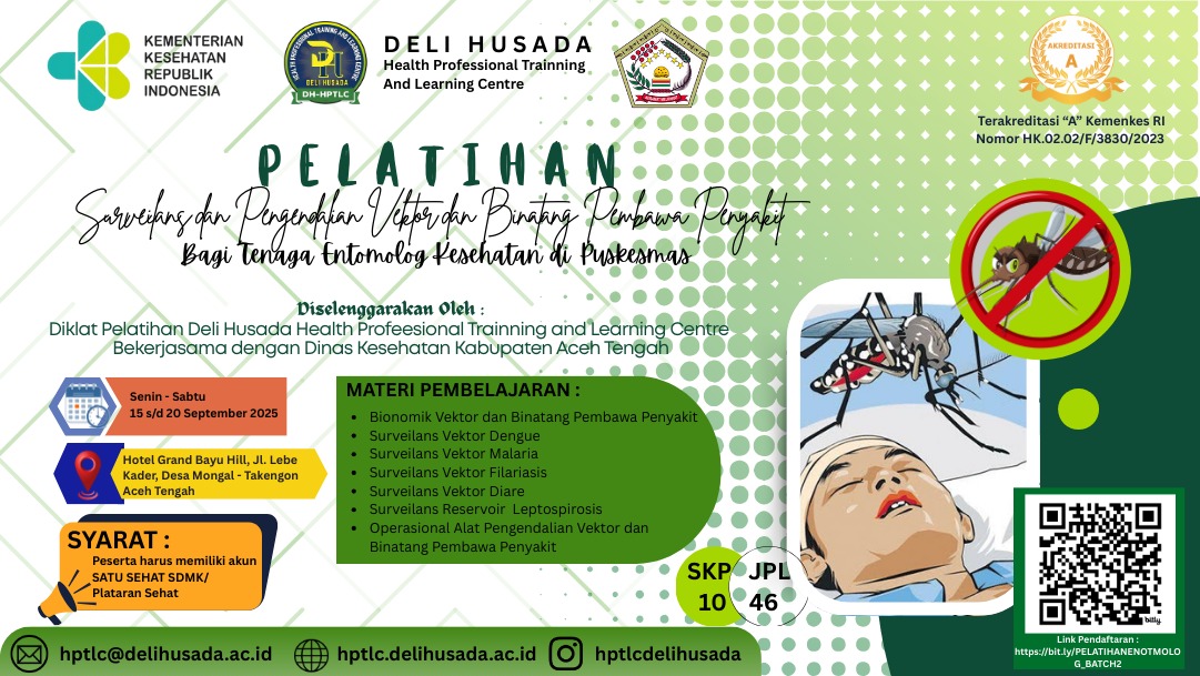 Pelatihan Surveilans dan Pengendalian Vektor dan Binatang Pembawa Penyakit bagi Tenaga Entomolog Kesehatan di Puskesmas Angkatan 2