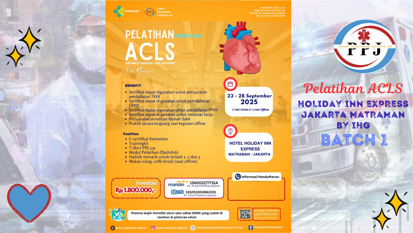 Pelatihan Advance Cardiac Life Support (ACLS) bagi Perawat Angkatan 3