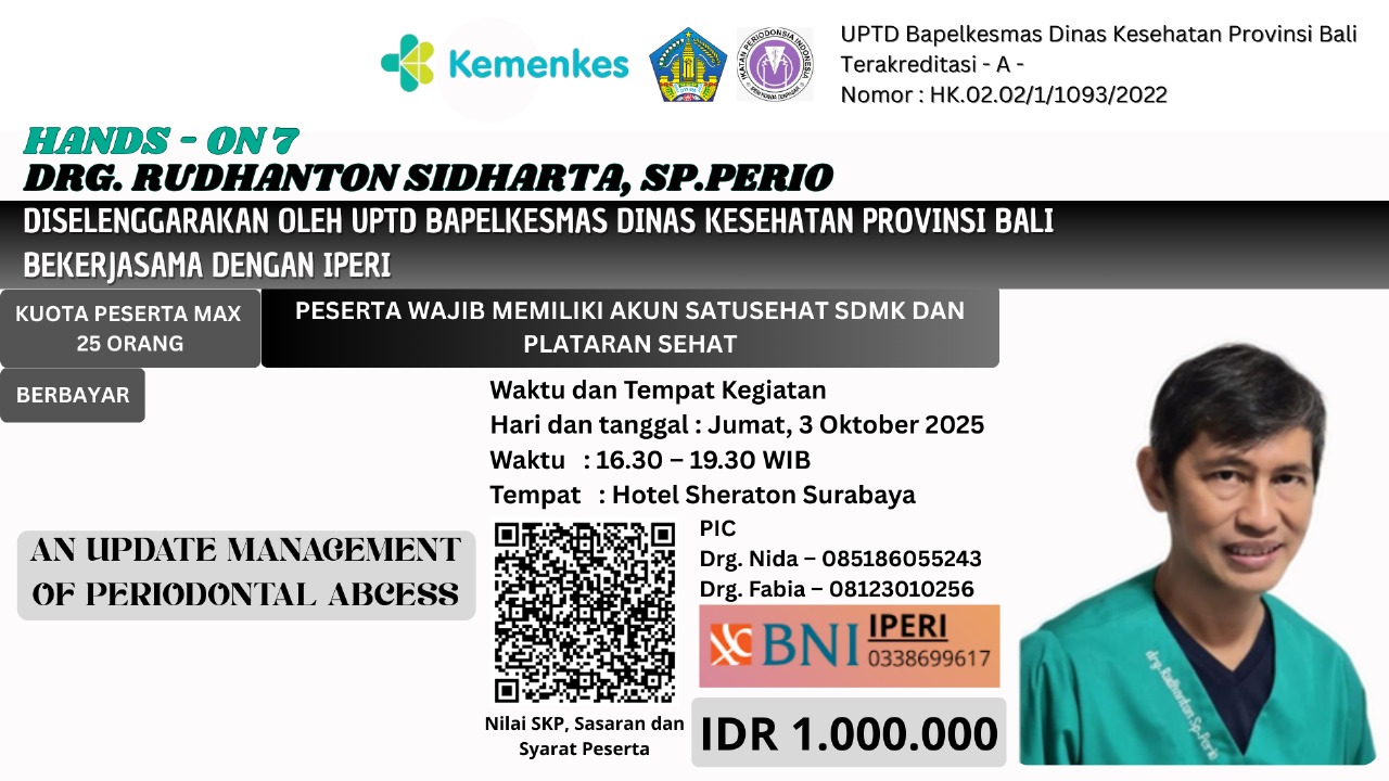 AN UPDATE MANAGEMENT OF PERIODONTAL ABCESS Angkatan 1