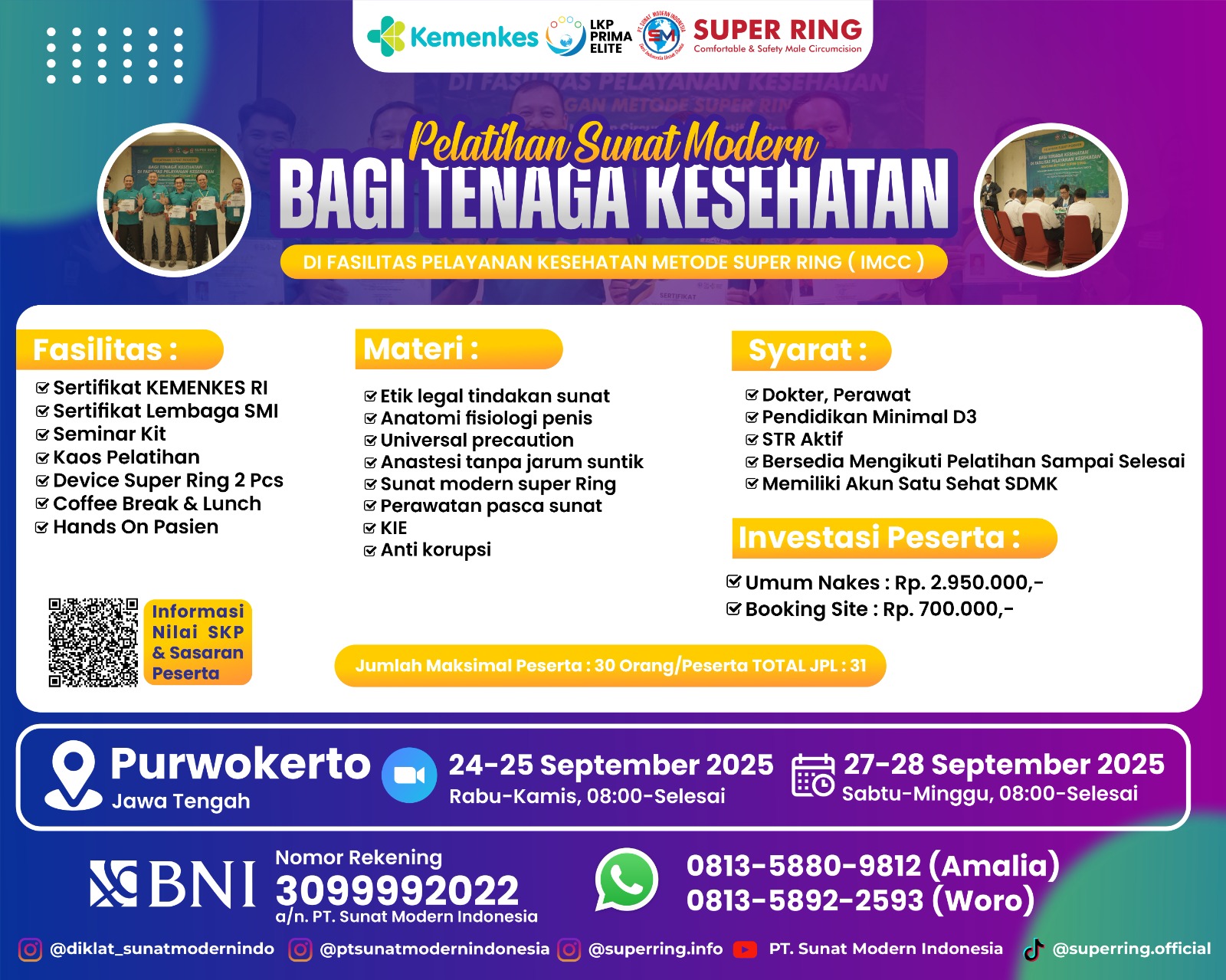 Pelatihan Sunat Modern Bagi Tenaga Kesehatan Di Fasilitas Pelayanan Kesehatan Angkatan 1