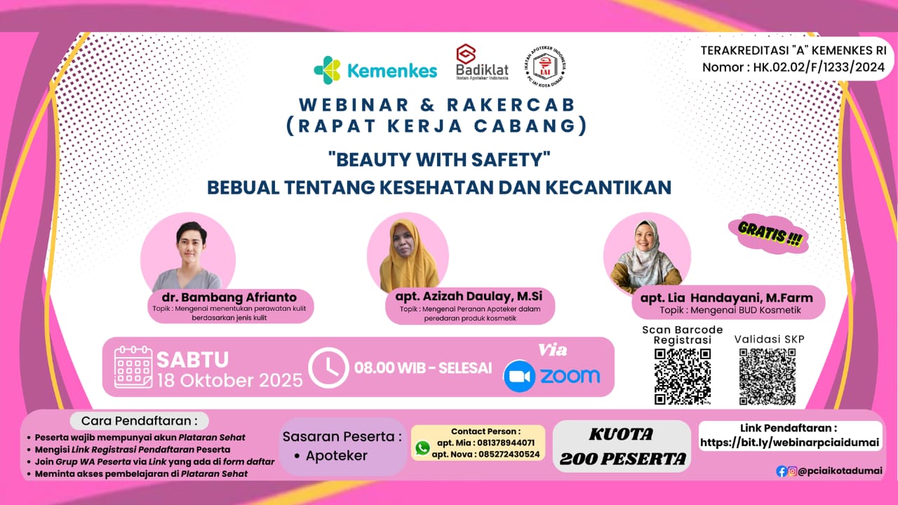 Webinar "Beauty with Safety" Bebual Tentang Kesehatan dan Kecantikan Angkatan 1