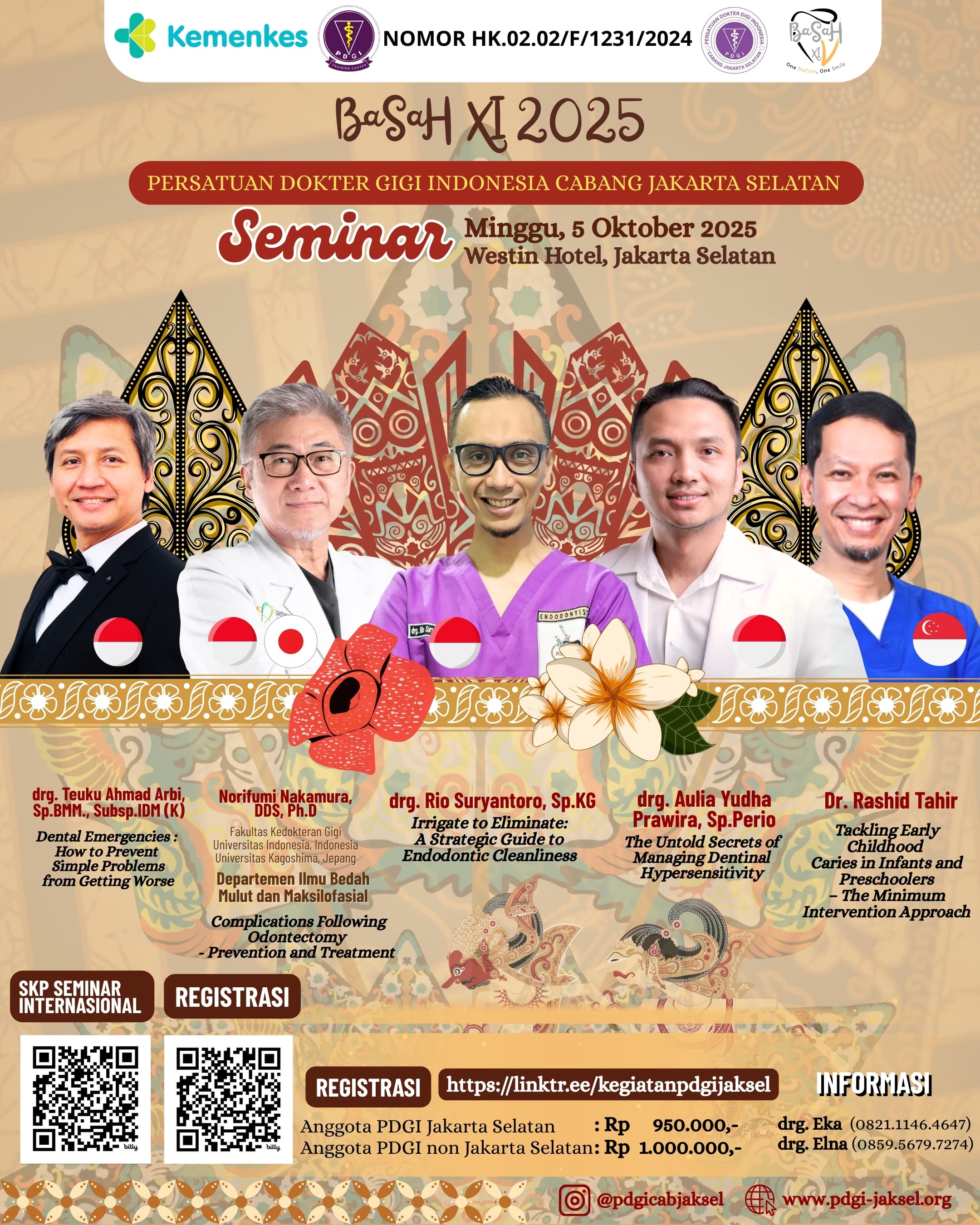 SEMINAR BaSaH XI 2025 “One Nation, One Smile” Angkatan 1