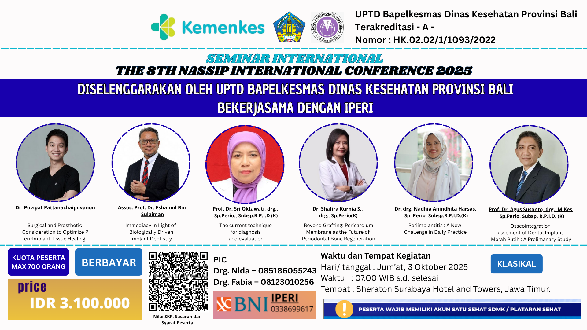 The 8th NaSSIP International Conference 2025 Angkatan 1