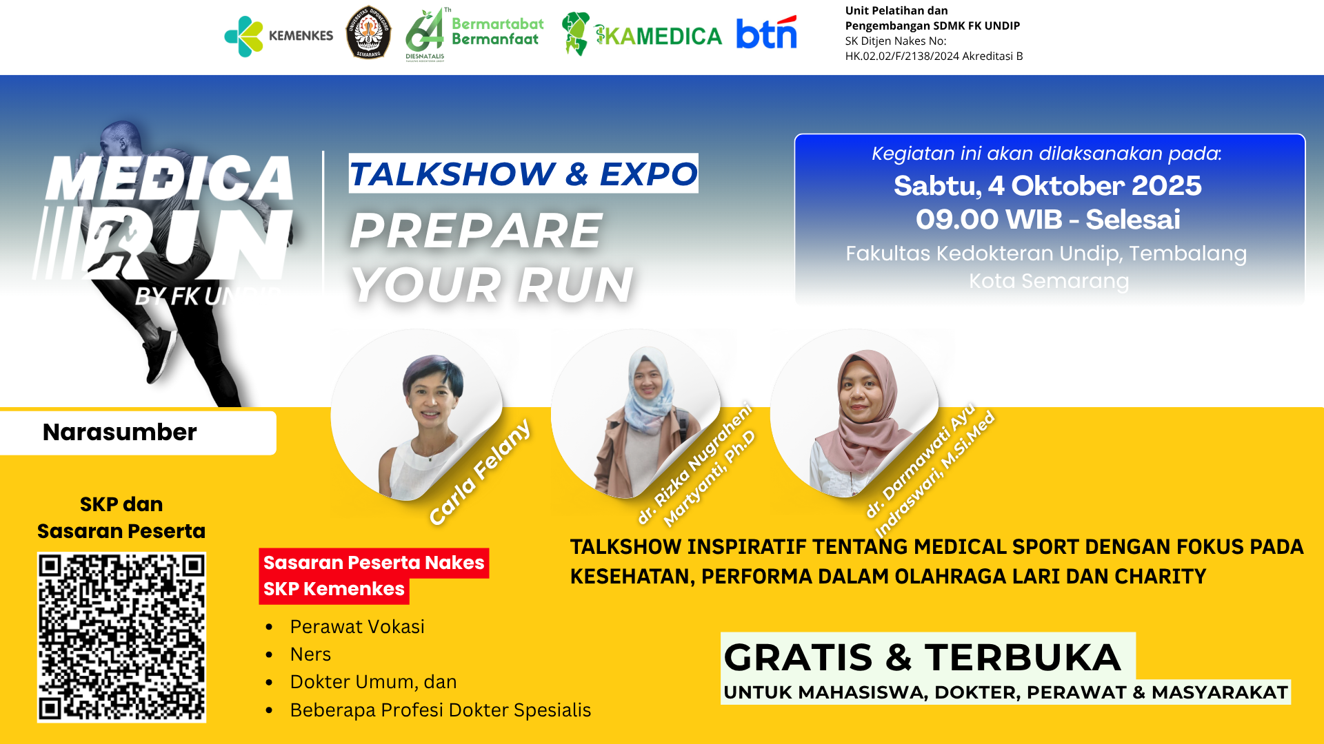 Seminar Nasional “Prepare Your Run” Tahun 2025 Angkatan 1