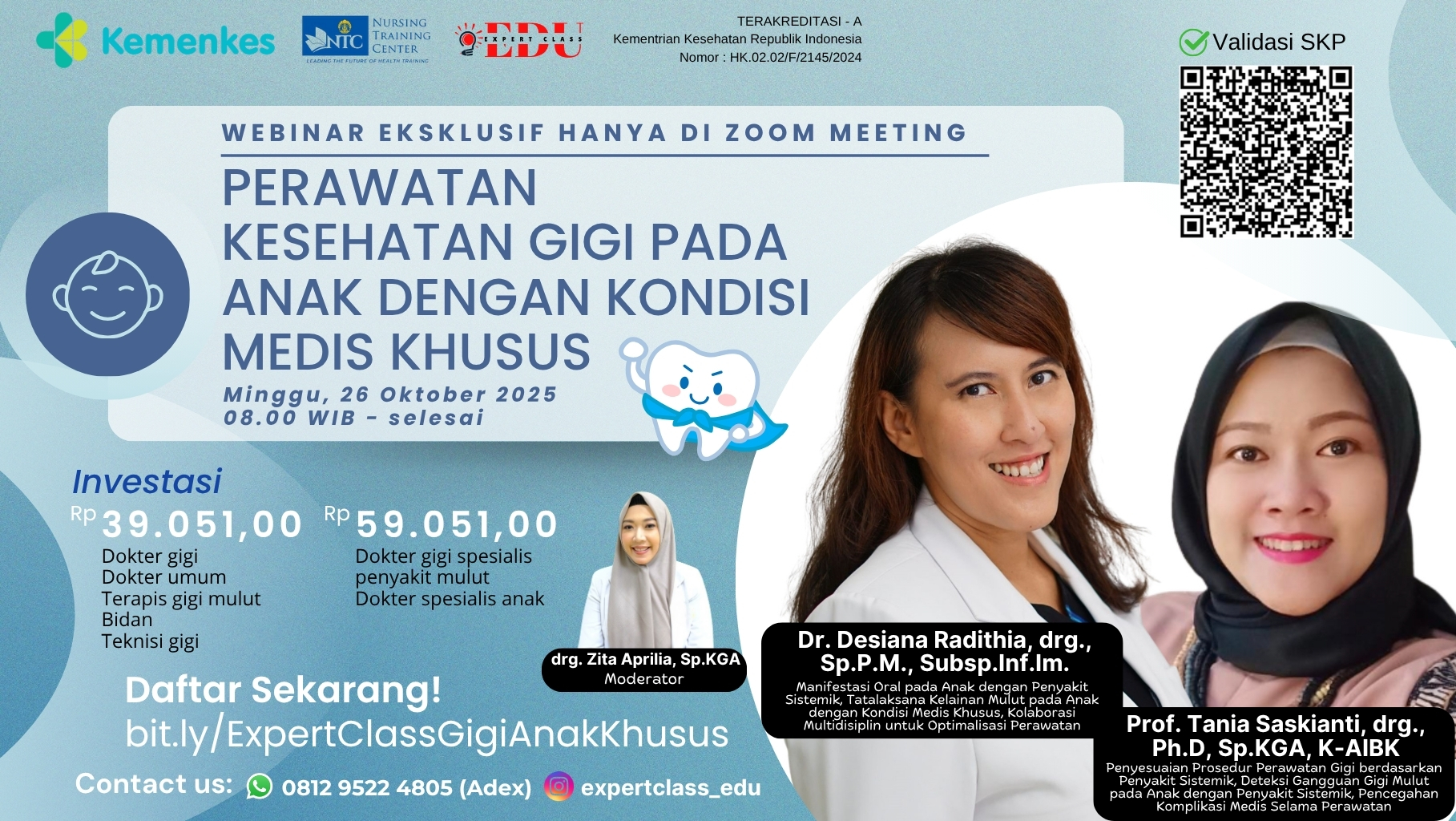 Perawatan Kesehatan Gigi Pada Anak Dengan Kondisi Medis Khusus Angkatan 1