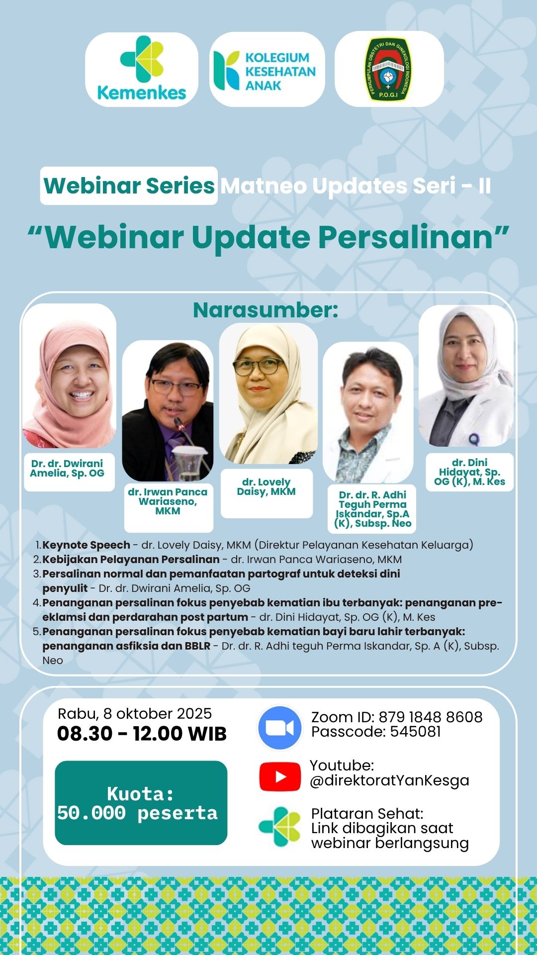 Webinar Series Maternal Neonatal Updates Seri 2 Update Persalinan