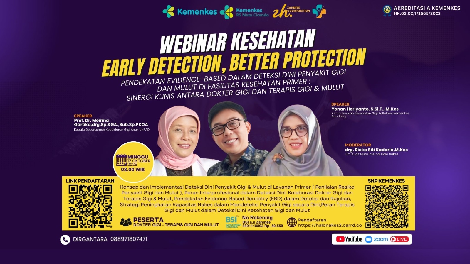 Early Detection, Better Protection: Pendekatan Evidence-Based Dalam Deteksi Dini Penyakit Gigi dan Mulut di Fasilitas Kesehatan Primer, Sinergi Klinis antara Dokter Gigi dan Terapis Gigi dan Mulut Angkatan 1