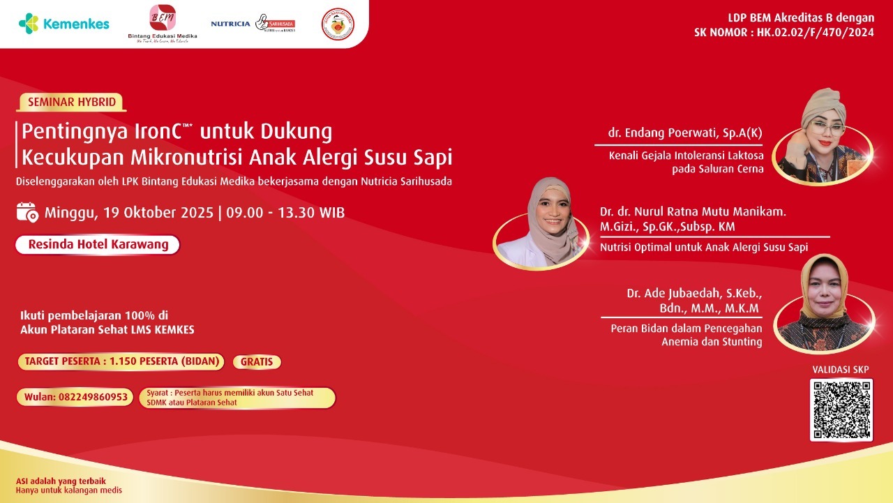 Pentingnya IronC untuk Dukung Kecukupan Mikronutrisi Anak Alergi Susu Sapi Angkatan 1
