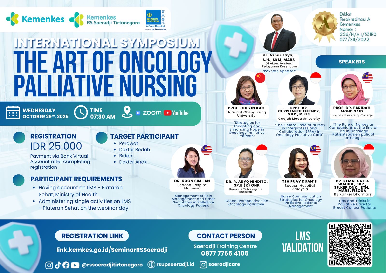 WEBINAR INTERNASIONAL THE ART OF ONCOLOGY PALLIATIVE NURSING Angkatan 1