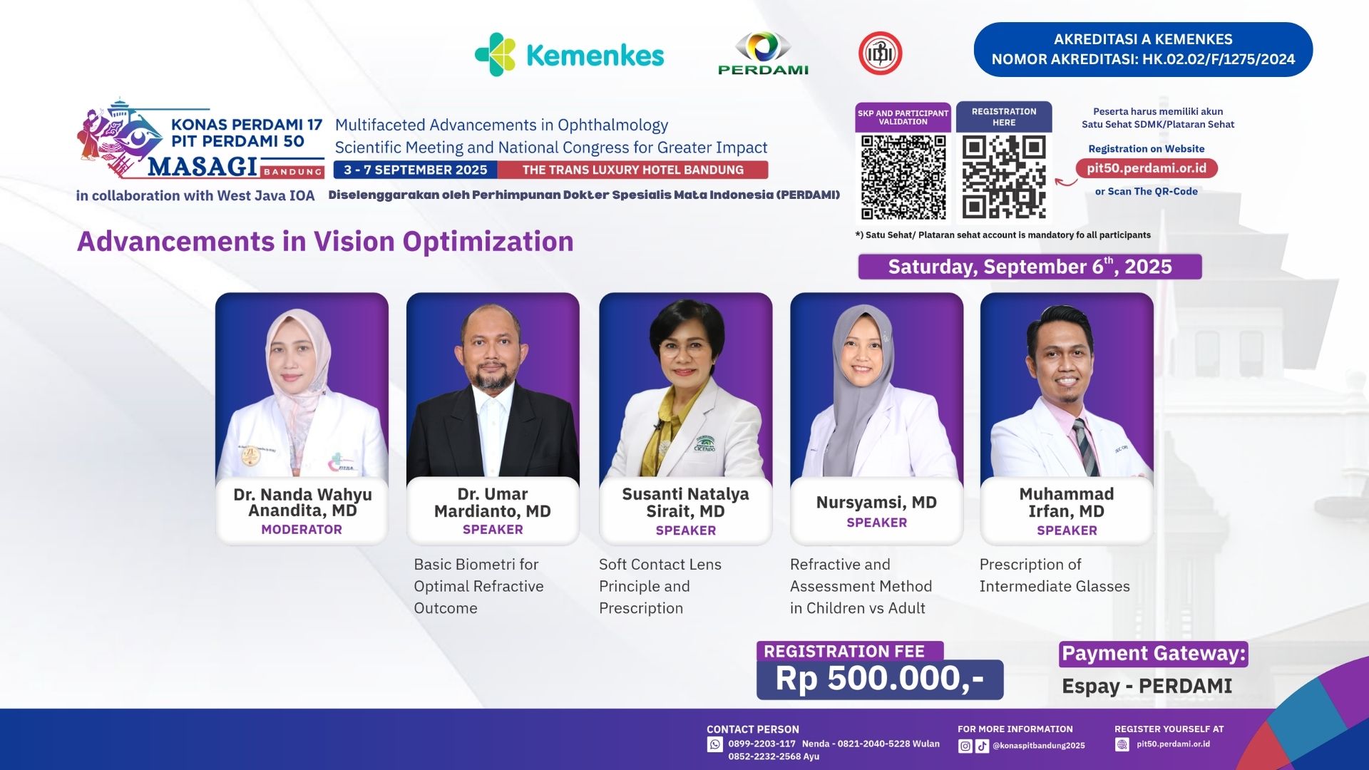 PIT PERDAMI 50: Advancements in Vision Optimization Angkatan 1