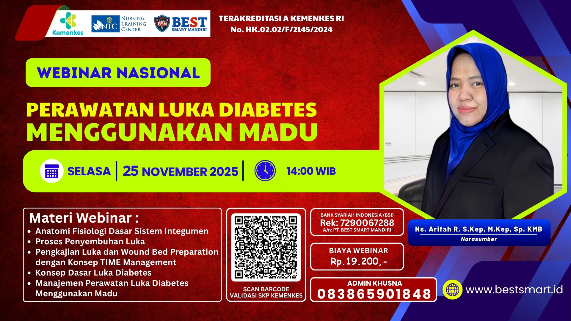 Perawatan Luka Diabetes Menggunakan Madu Angkatan 1