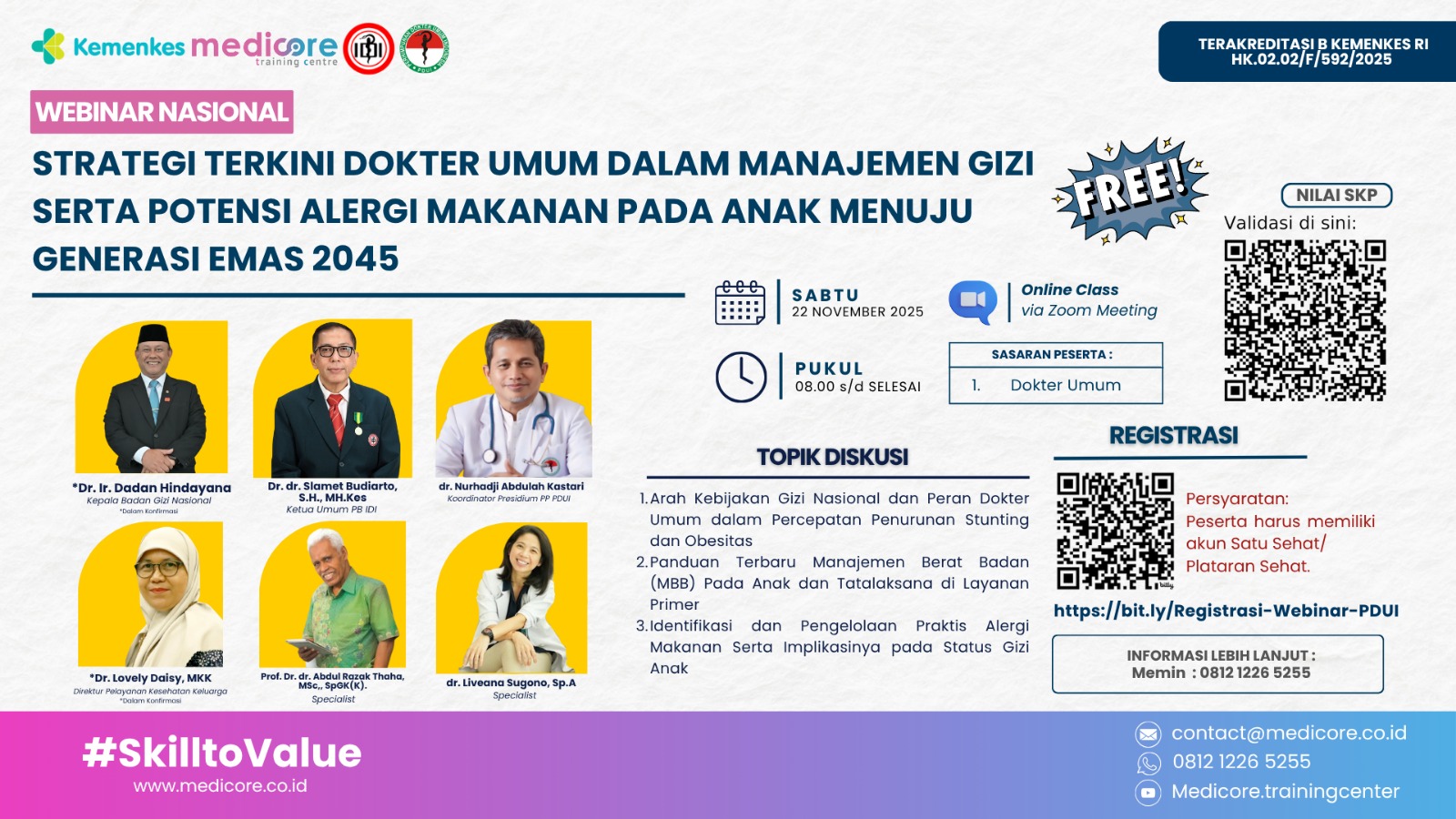  Strategi Terkini Dokter Umum dalam Manajemen Gizi Serta Potensi Alergi Makanan Pada Anak Menuju Generasi Emas 2045 Angkatan 1