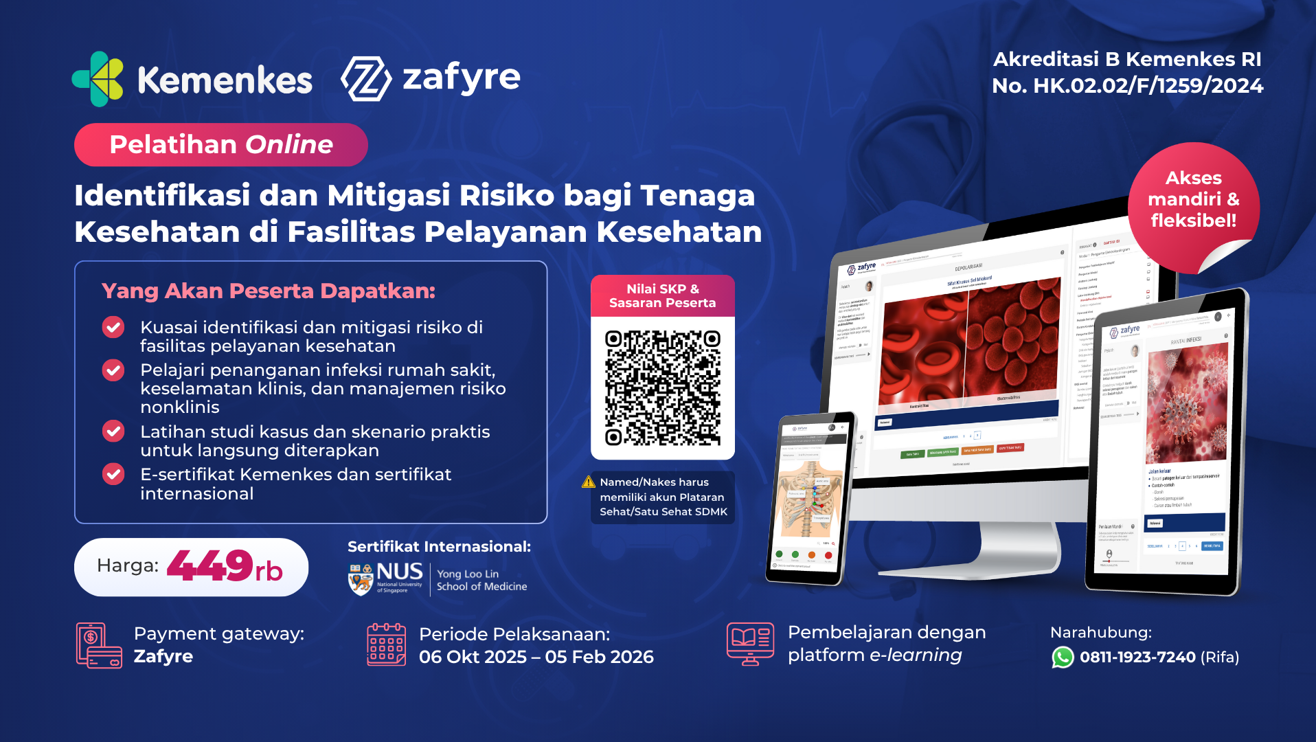 Pelatihan Identifikasi dan Mitigasi Risiko Bagi Tenaga Kesehata di Fasilitas Pelayanan Kesehatan  Angkatan 2