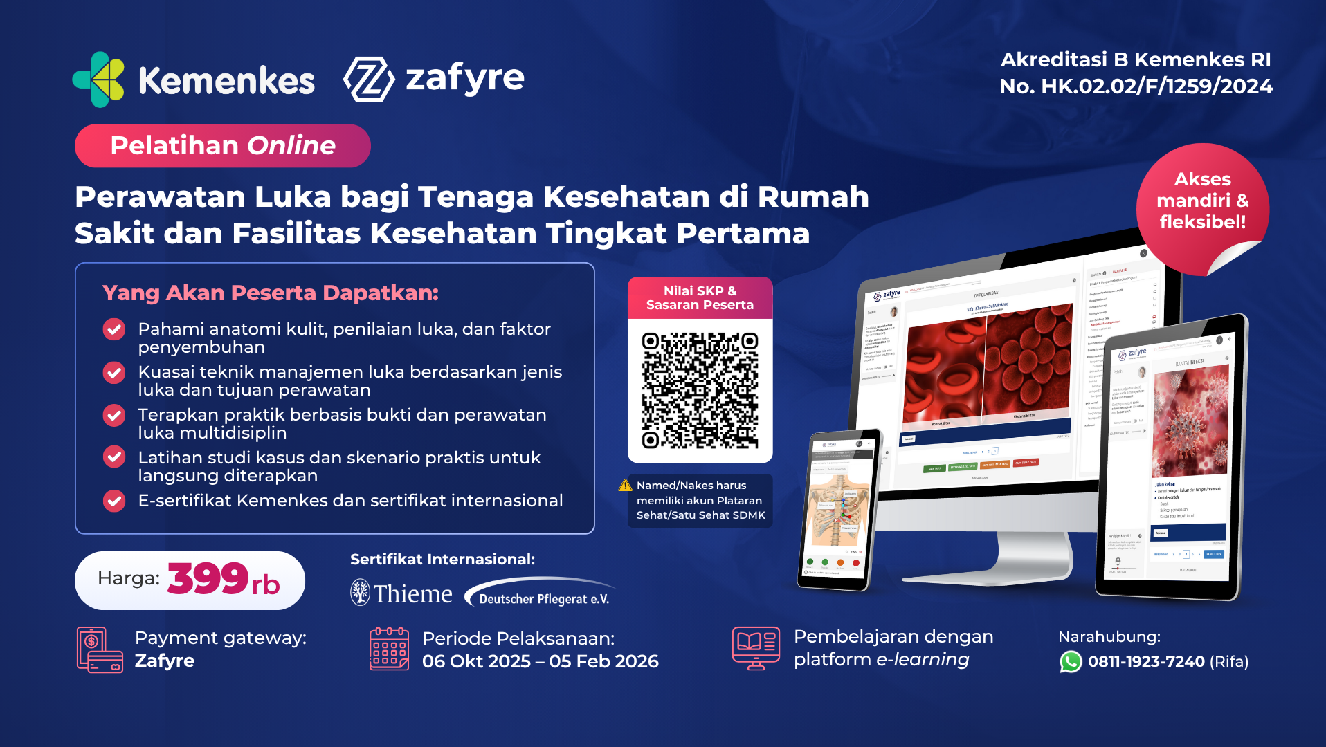 Pelatihan Perawatan Luka Bagi Tenaga Kesehatan Di Rumah Sakit Dan Fasilitas Kesehatan Tingkat Pertama Angkatan 2