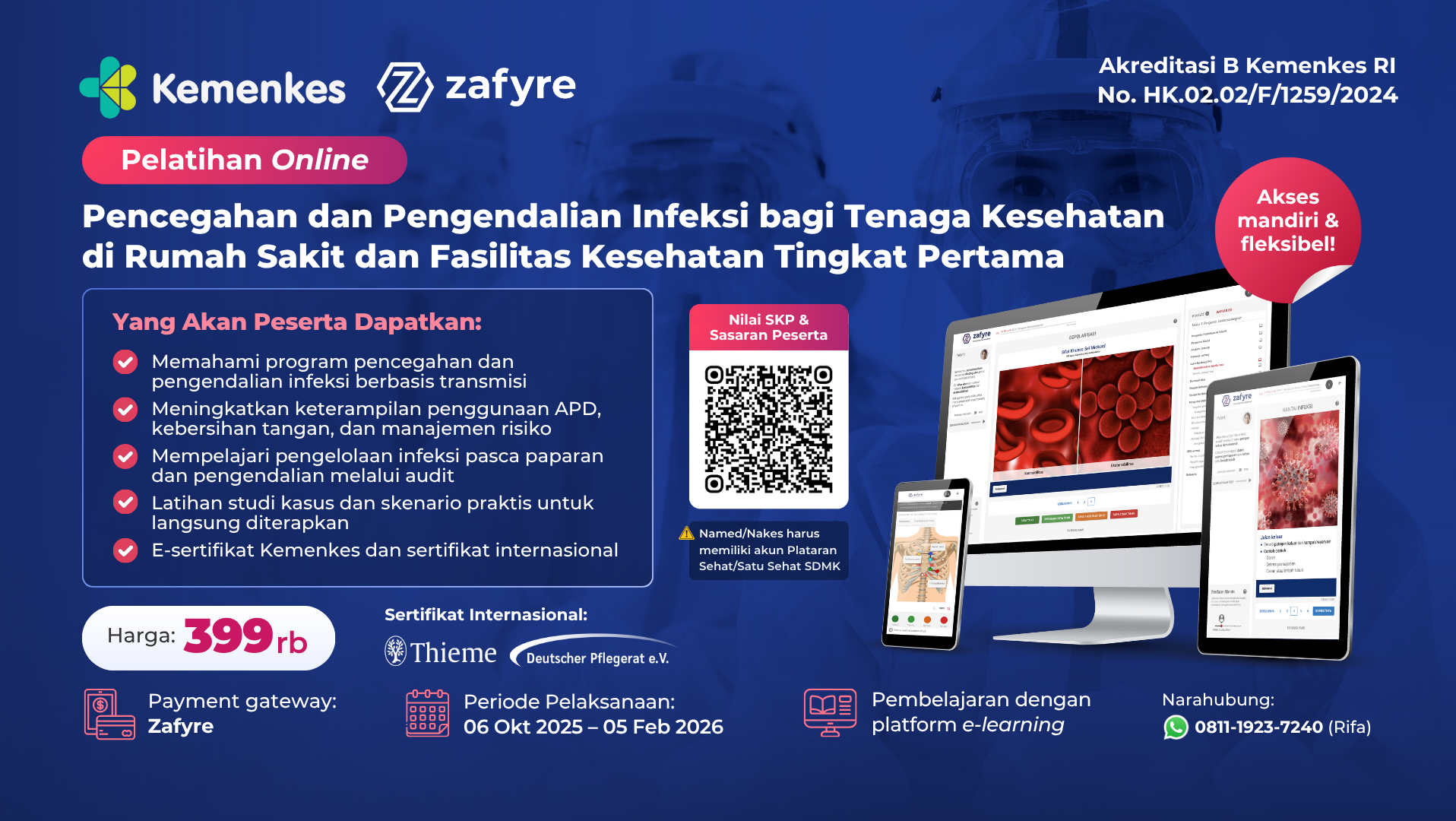 Pelatihan Pencegahan Dan Pengendalian Infeksi Bagi Tenaga Kesehatan Di Rumah Sakit Dan Fasilitas Kesehatan Tingkat Pertama Angkatan 2