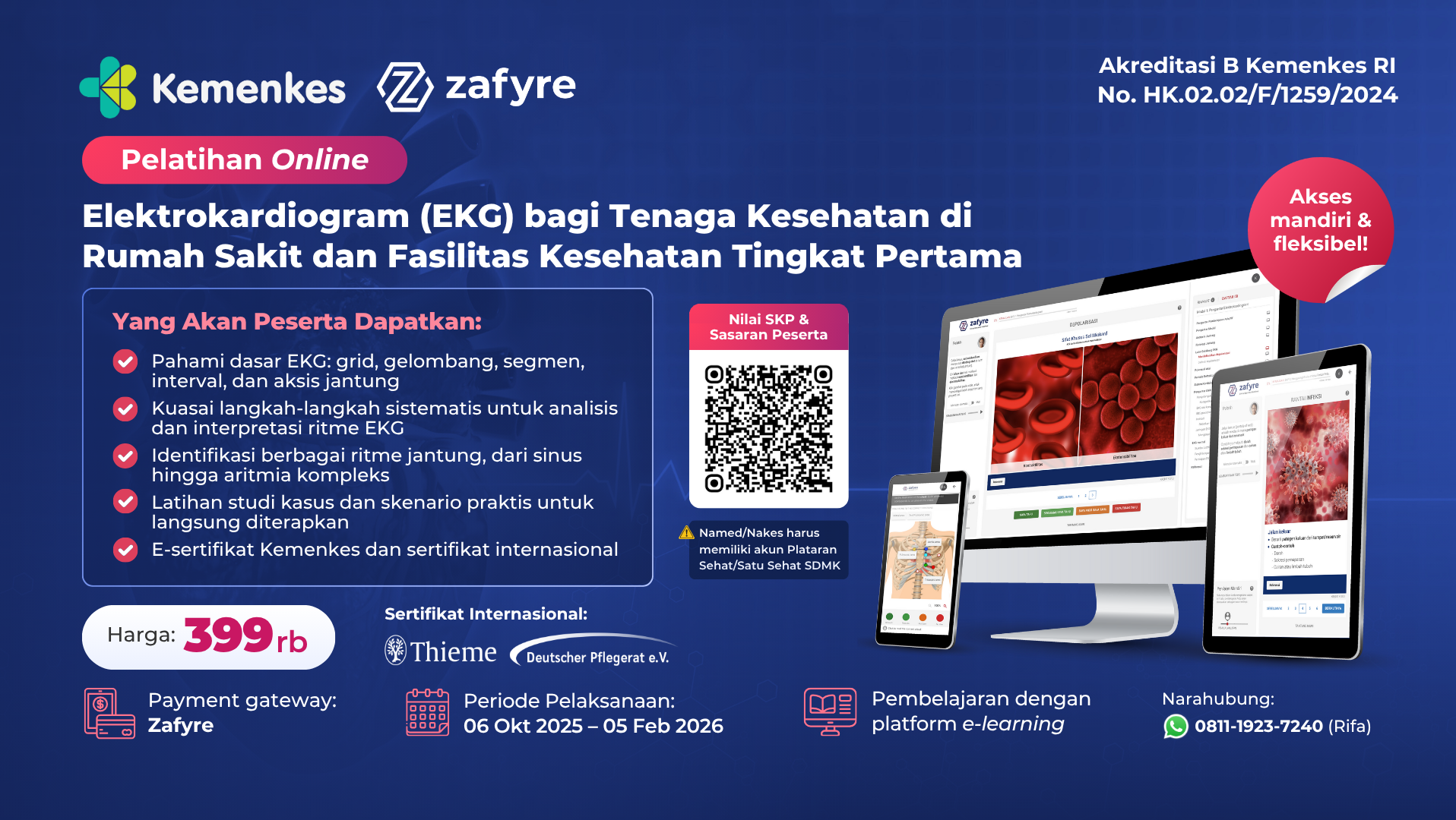 Pelatihan Elektrokardiogram (EKG) bagi Tenaga Kesehatan di Rumah Sakit dan Fasilitas Kesehatan Tingkat Pertama Angkatan 2