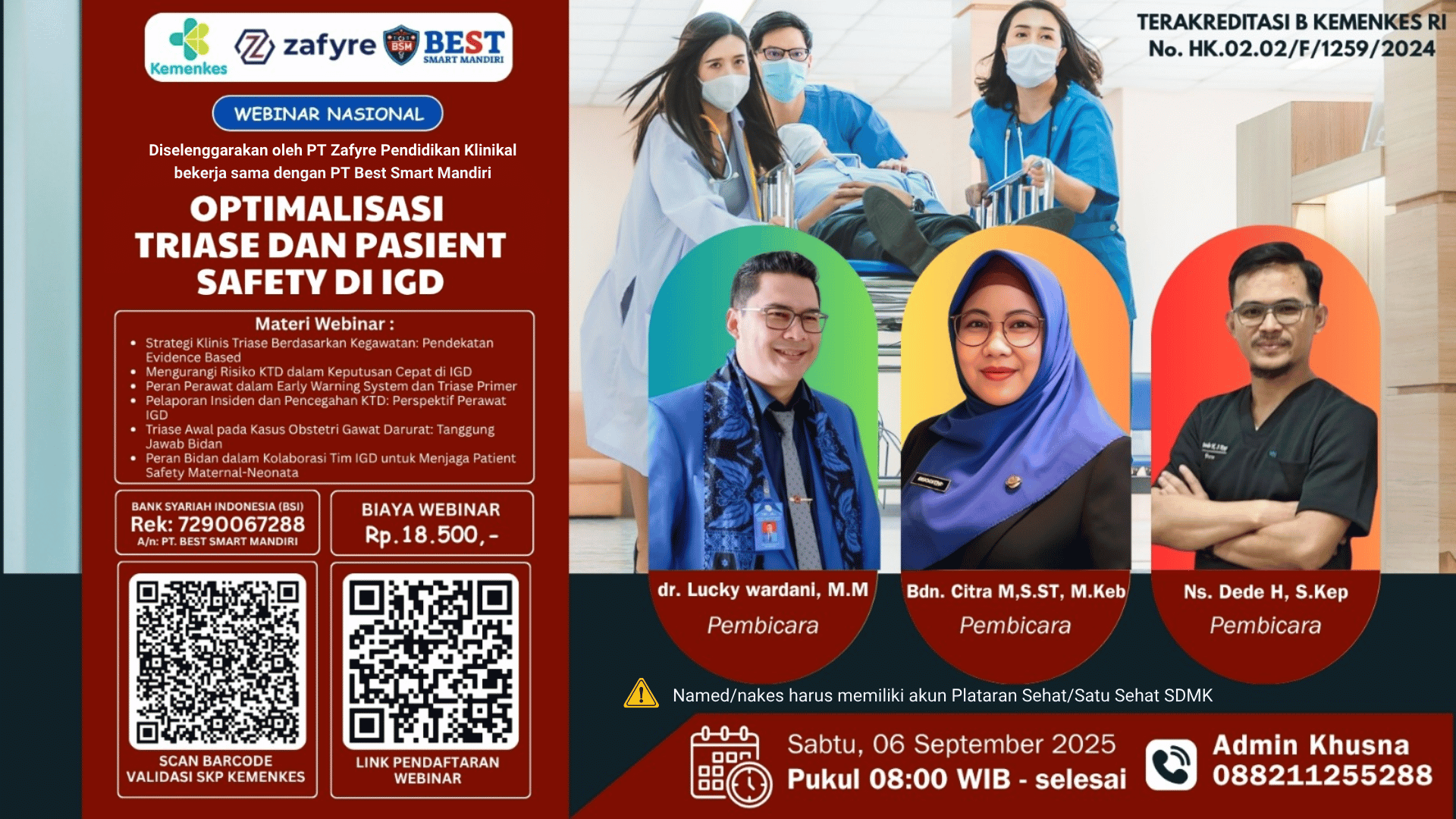 OPTIMALISASI TRIASE DAN PASIENT SAFETY DI IGD Angkatan 8