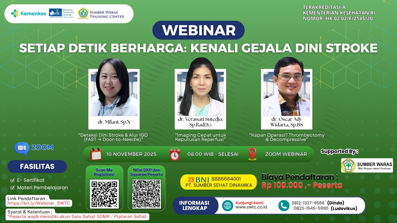 Setiap Detik Berharga: Kenali Gejala Dini Stroke Angkatan 1