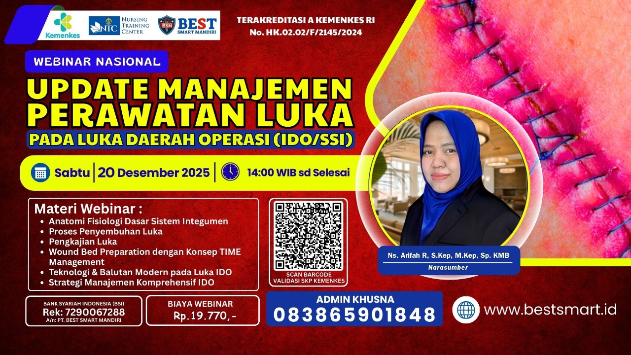 Update Perawatan Luka Modern Pada Infeksi Daerah Operasi (IDO/SSI) Angkatan 1