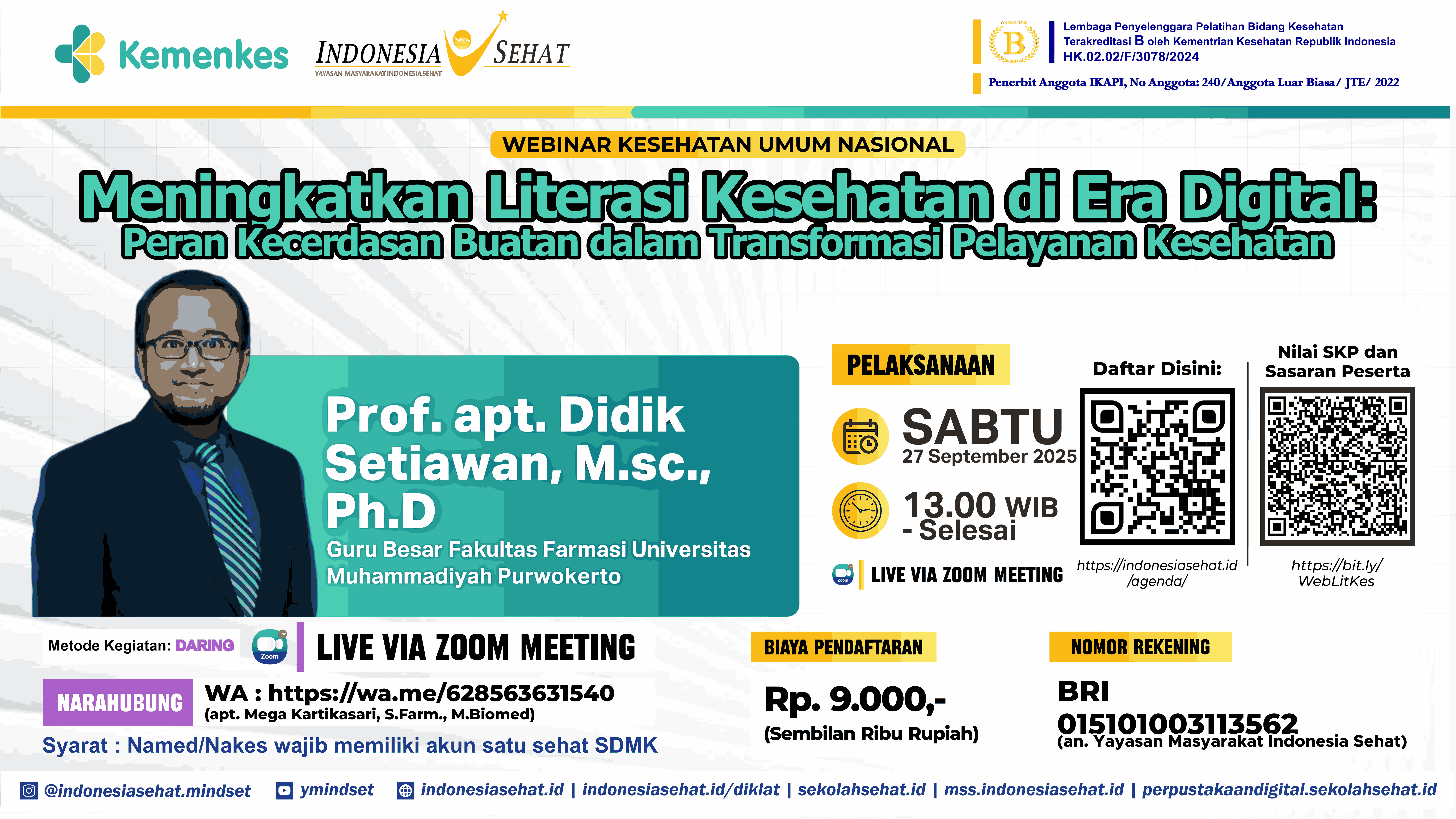 Meningkatkan Literasi Kesehatan di Era Digital: Peran Kecerdasan Buatan dalam Transformasi Pelayanan Kesehatan Angkatan 1