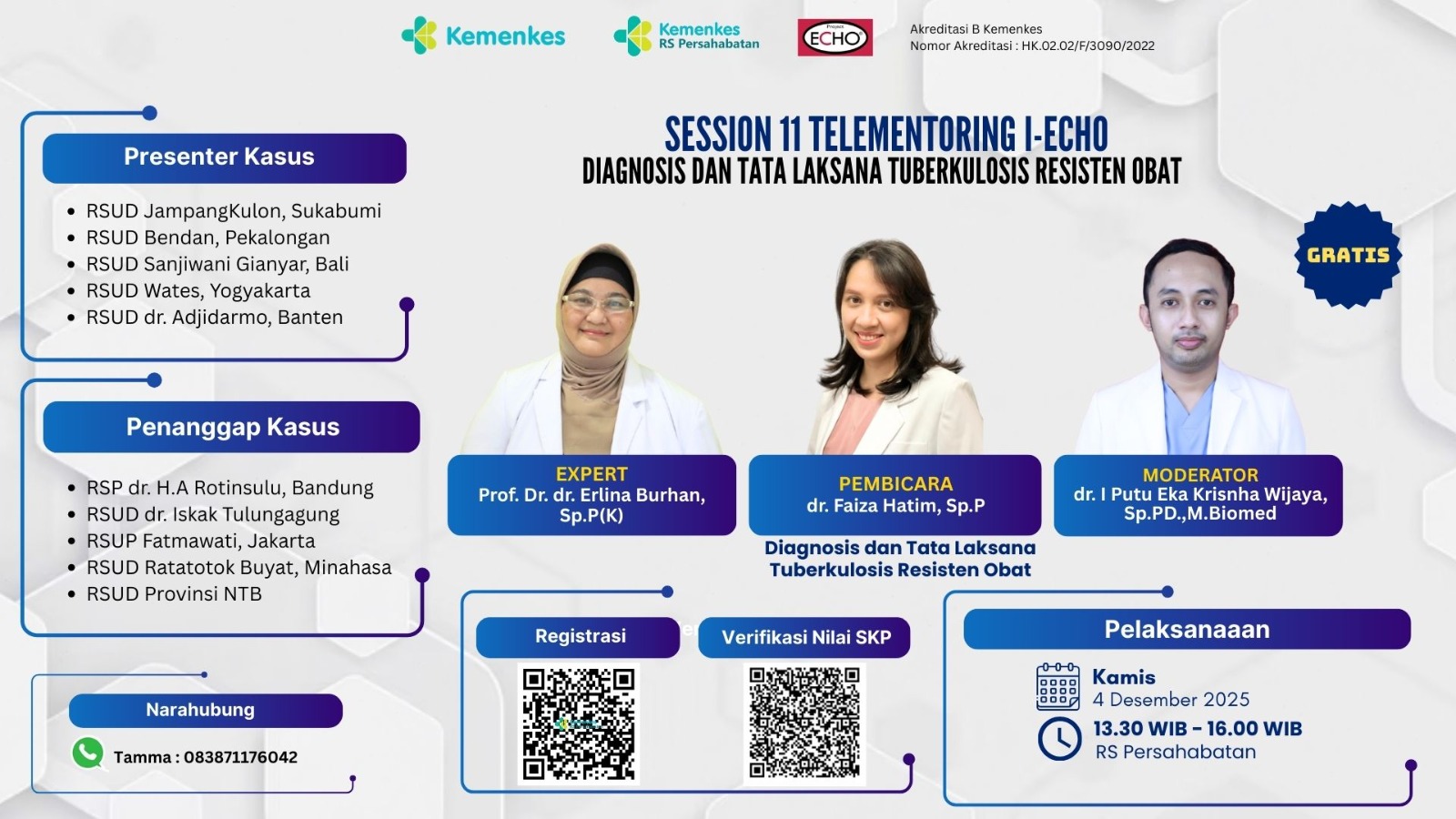 Webinar I-ECHO TBC SESI XI Angkatan 12