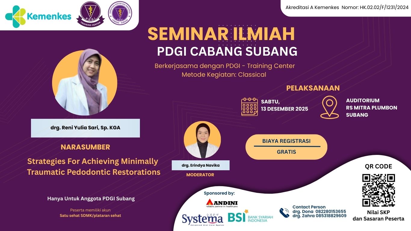 Seminar Ilmiah PDGI Subang 2025 Angkatan 1