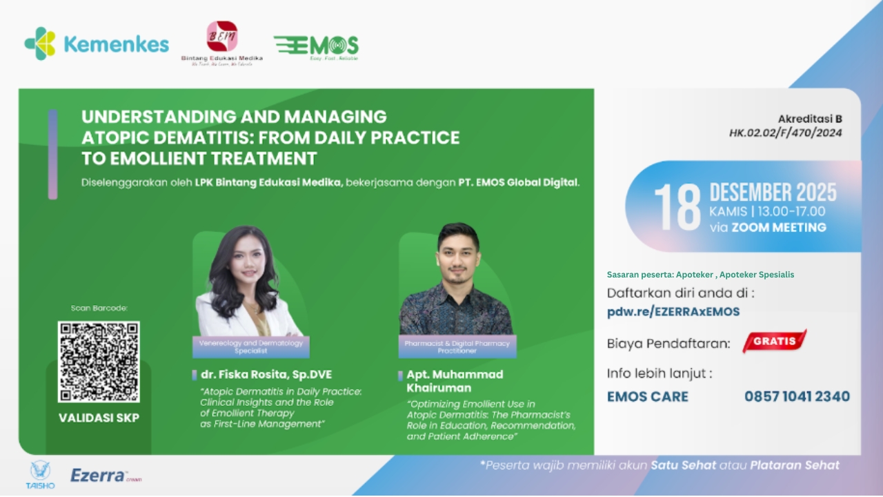 Understanding And Managing Atopic Dermatitis: From Daily Practice To Emollient Treatment Angkatan 1