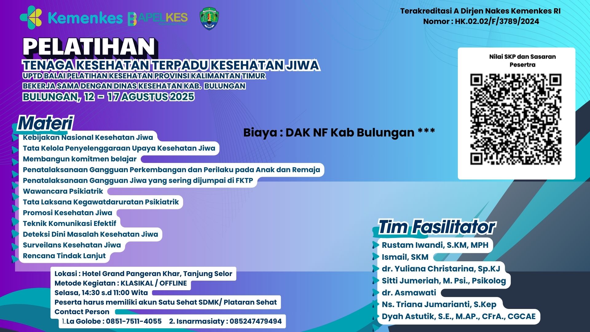 Pelatihan Tenaga Kesehatan Terpadu Kesehatan Jiwa Angkatan 3