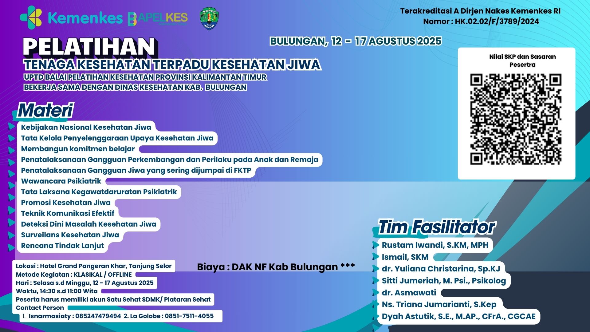 Pelatihan Tenaga Kesehatan Terpadu Kesehatan Jiwa Angkatan 3