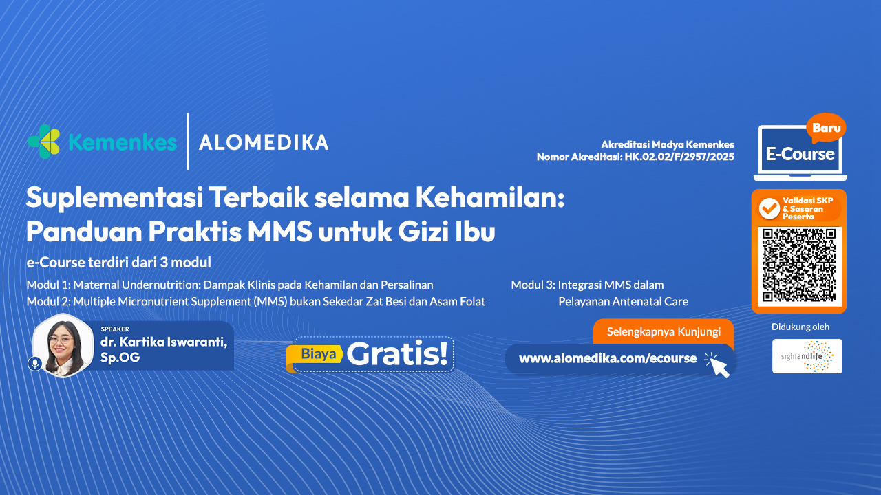 ALOMEDIKA e-Course - Suplementasi Terbaik Selama Kehamilan: Panduan Praktis MMS untuk Gizi Ibu Angkatan 1