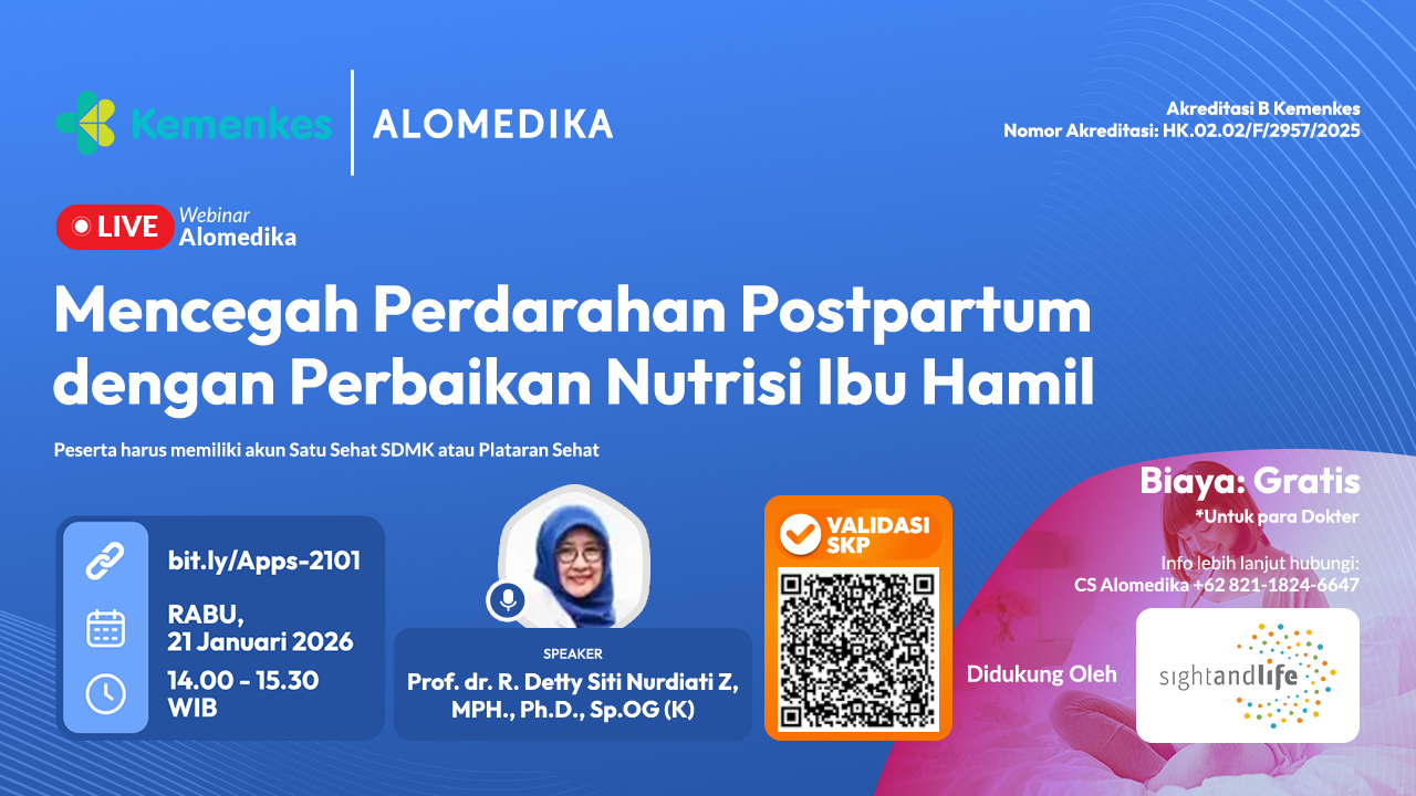 ALOMEDIKA Webinar - Mencegah Perdarahan Postpartum dengan Perbaikan Nutrisi Ibu Hamil Angkatan 1