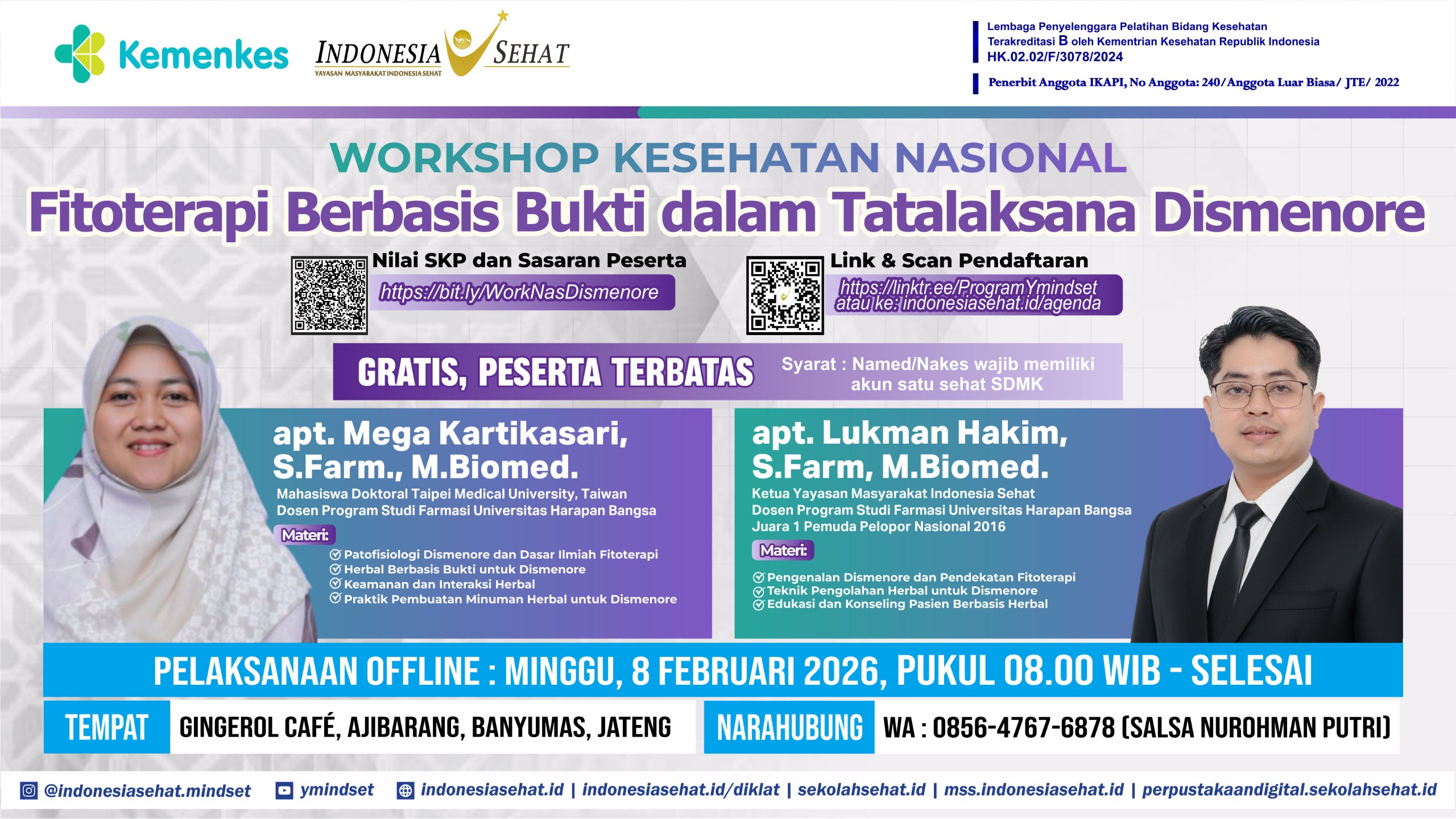 Fitoterapi Berbasis Bukti dalam Tatalaksana Dismenore Angkatan 1