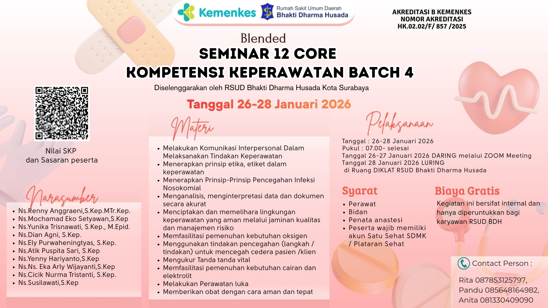 SEMINAR 12 CORE KOMPETENSI KEPERAWATAN Angkatan 4