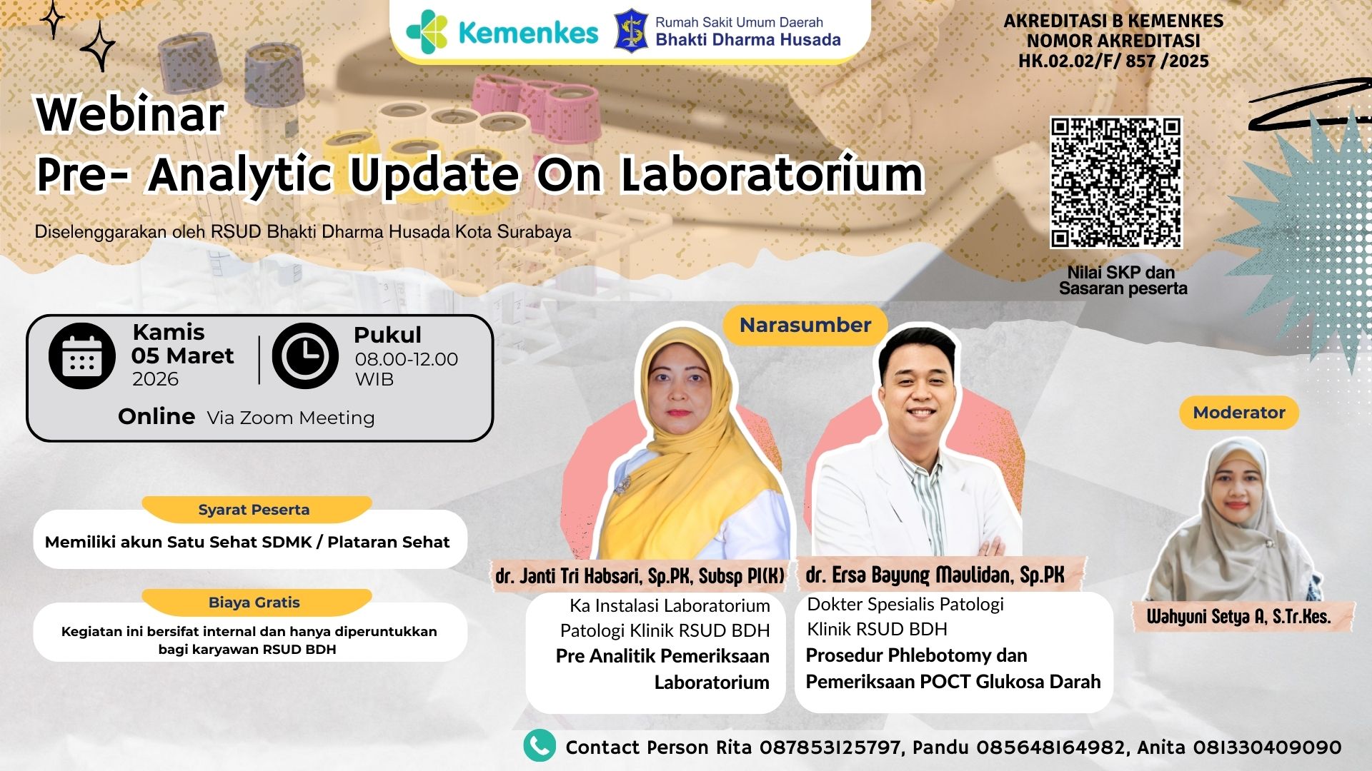 PRE-ANALYTIC UPDATE ON LABORATORIUM Angkatan 1
