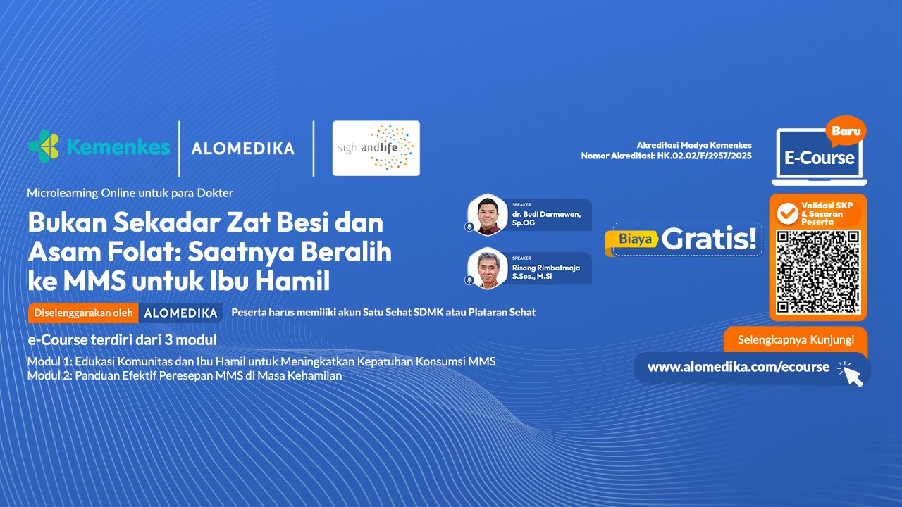 ALOMEDIKA e-Course - Bukan Sekadar Zat Besi dan Asam Folat: Saatnya Beralih ke MMS untuk Ibu Hamil Angkatan 1
