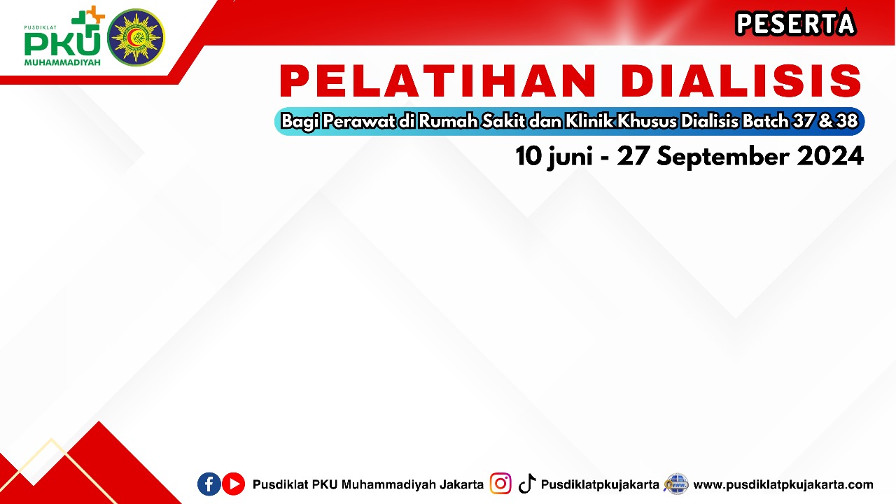 Pelatihan Dialisis bagi Perawat di Rumah Sakit dan Klinik Khusus Dialisis Angkatan 37