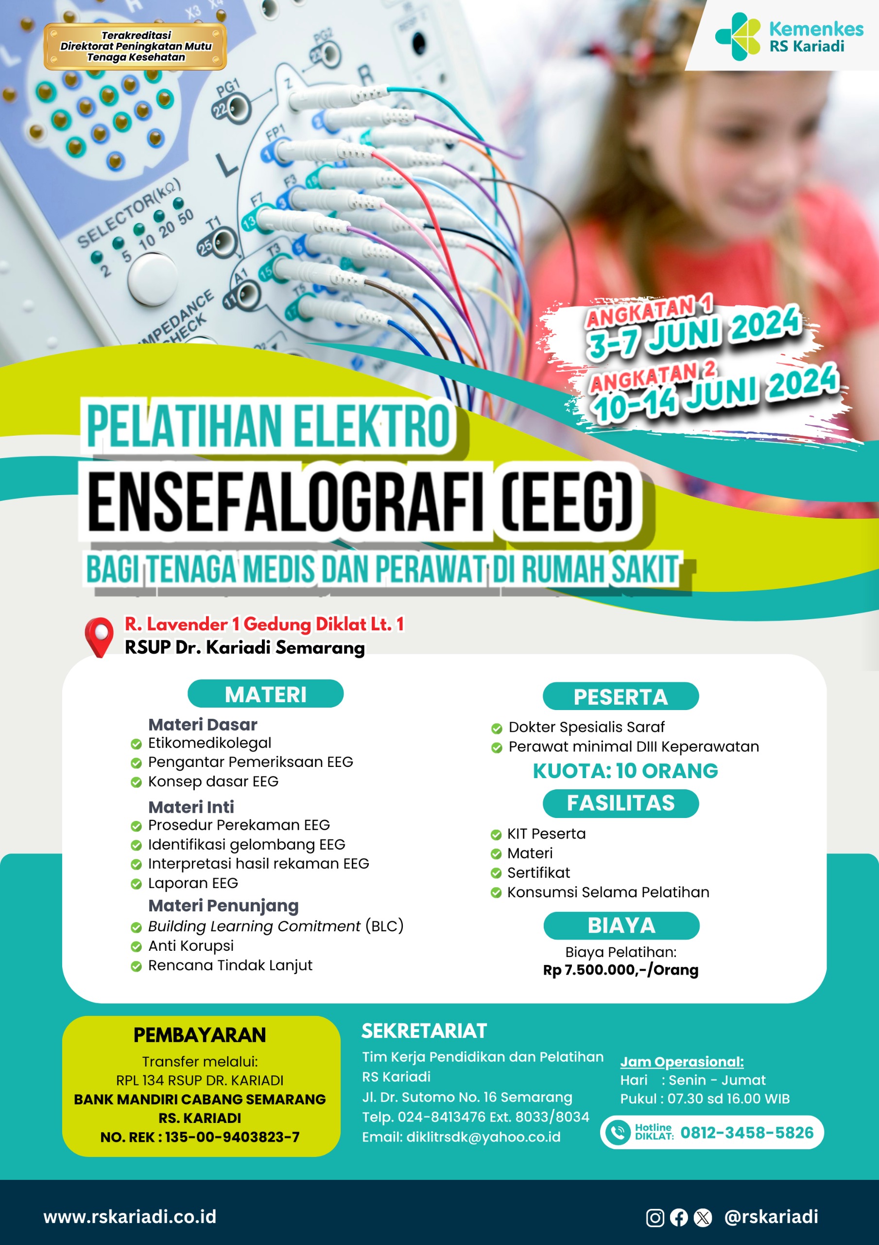 Pelatihan Elektroensefalografi (EEG) Bagi Tenaga Medis dan Perawat di Rumah Sakit